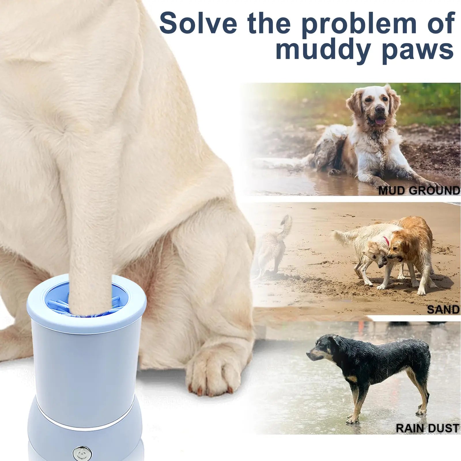 Electric Paw Cleaner™ | USB Rechargeable Dog Paw Washer